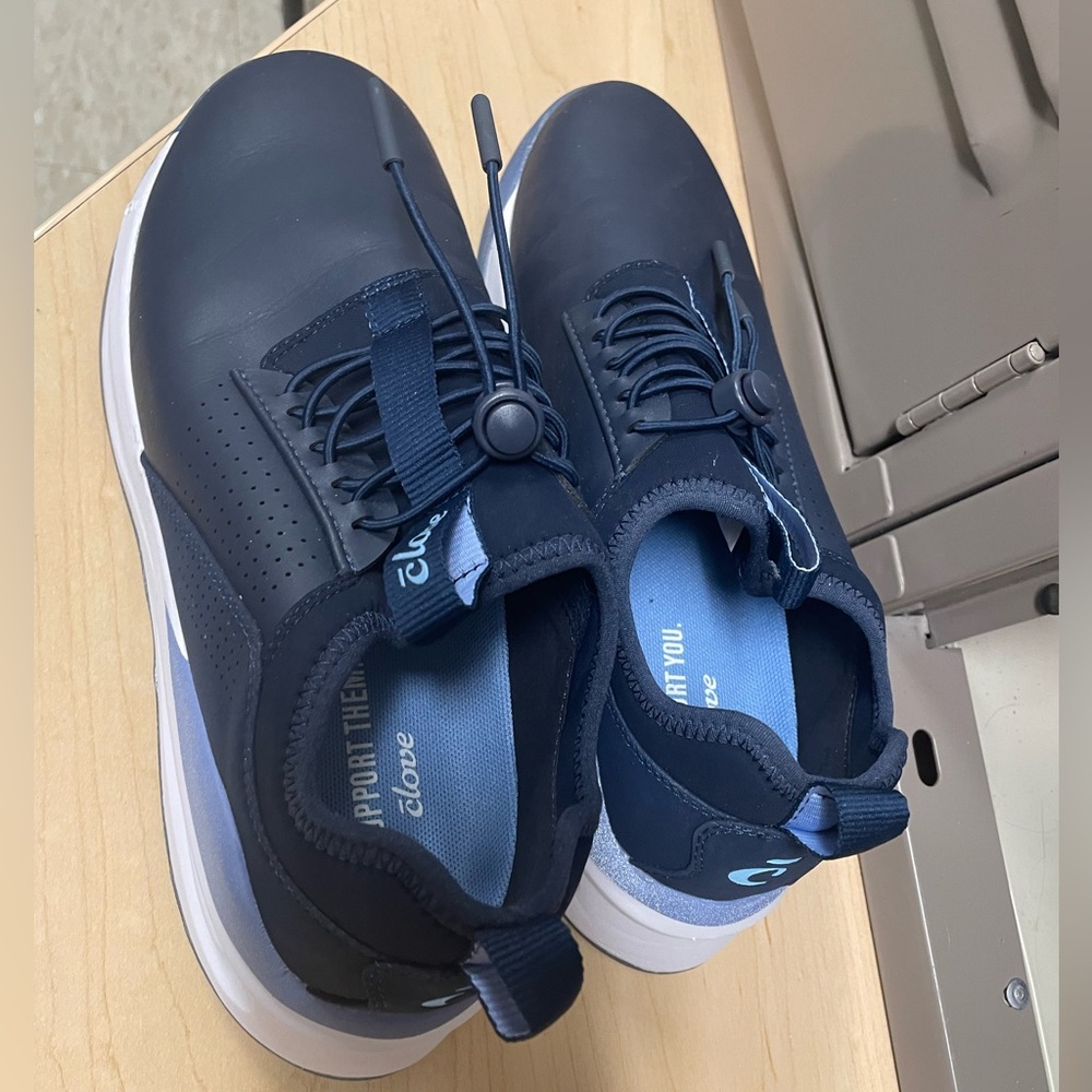 Navy clove shoes size 9
